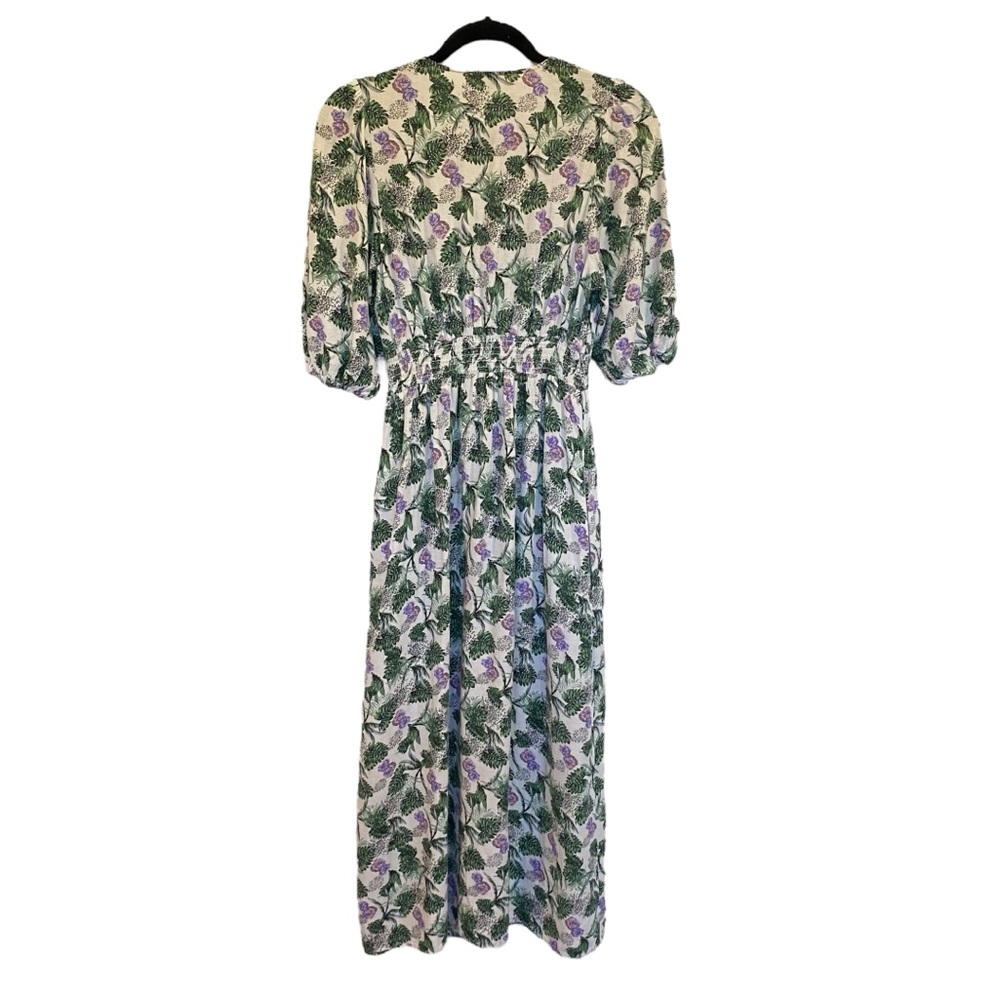 Maje Romantica Floral Print Midi Dress Size 40 - Picture 6 of 12